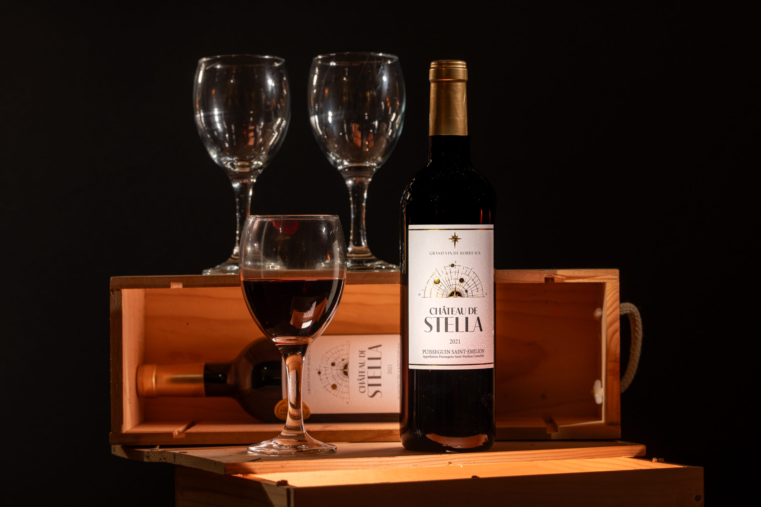 Vin Rouge Bordeaux Puisseguin Saint-Emilion - Château de Stella